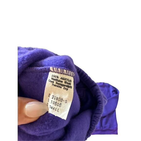 NEW 80's Vintage Breaker New York Womens Purple Soft‎ Sweat Set sz S Jazzercise - Picture 4 of 5